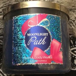 Bath and body works moonlight path rare Christmas packaging label
